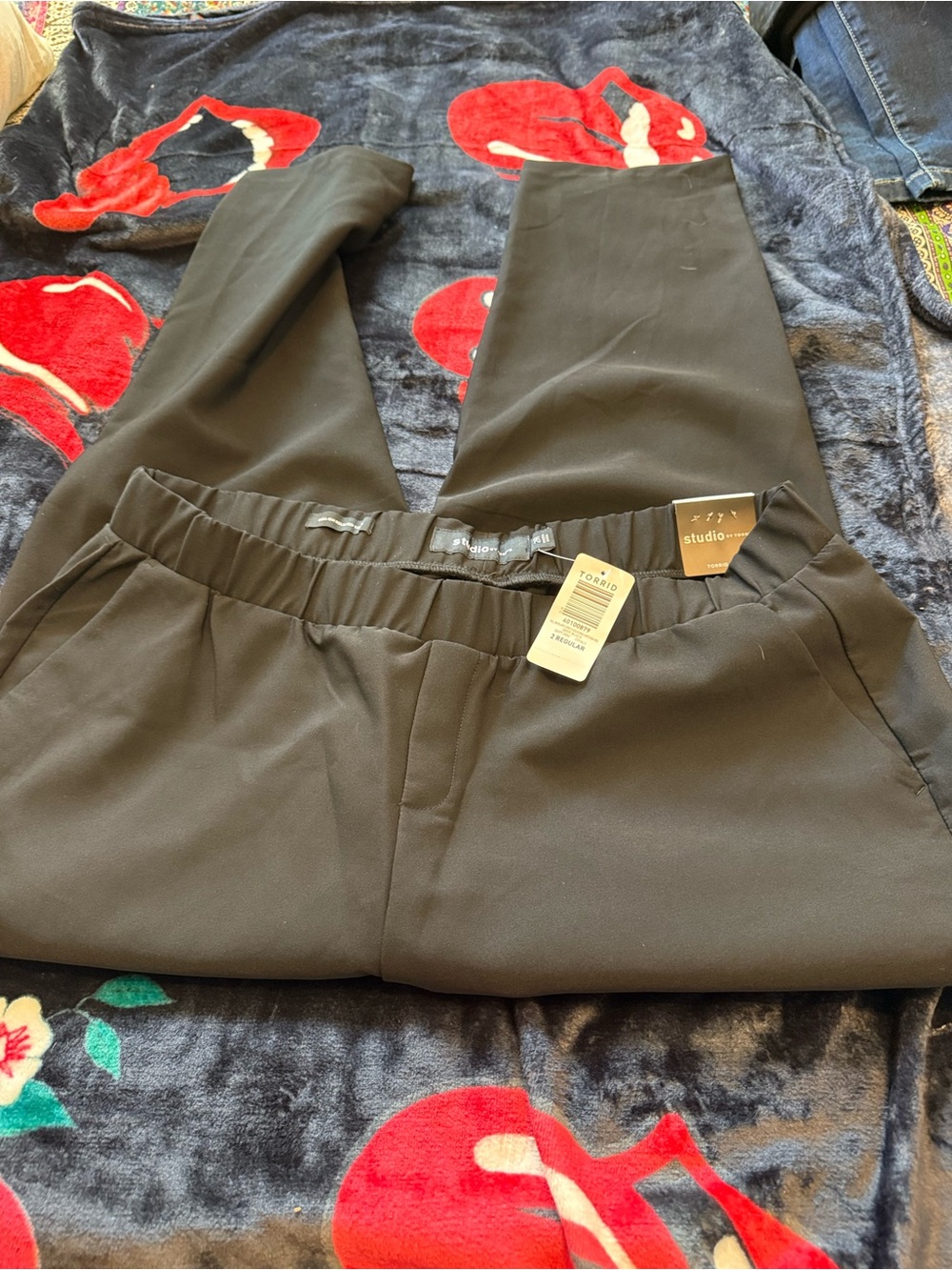 torrid Black Studio Ponte Skinny Pants